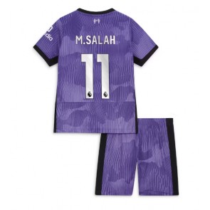 Liverpool Mohamed Salah #11 Dětské Alternativní dres komplet 2023-24 Krátký Rukáv (+ trenýrky)